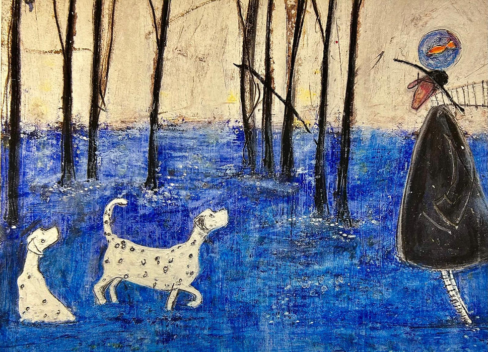 Hey You in the Blue -Remarqued