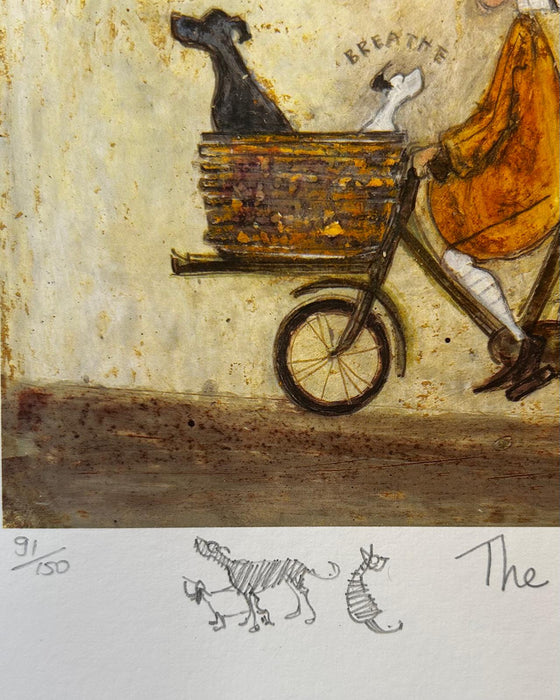 The Uphill Struggle - Elaborate Remarque plus Original Sketch
