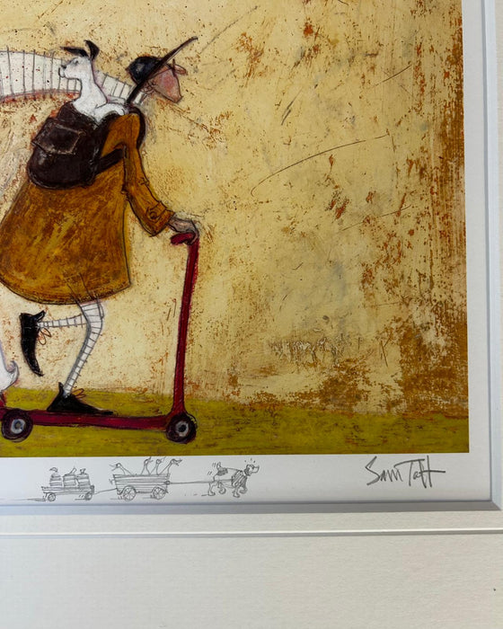 The Sandwich Thief Strikes Again - Elaborate Remarque plus Original Drawing
