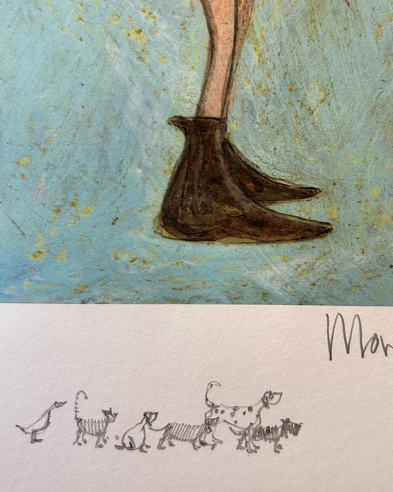 More Than Words Can Say  - Elaborate Remarque plus Original Drawing