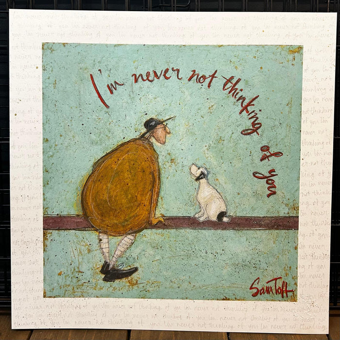 UNIQUE EMBELLISHED PRINT plus original drawing - The one with the orange writing