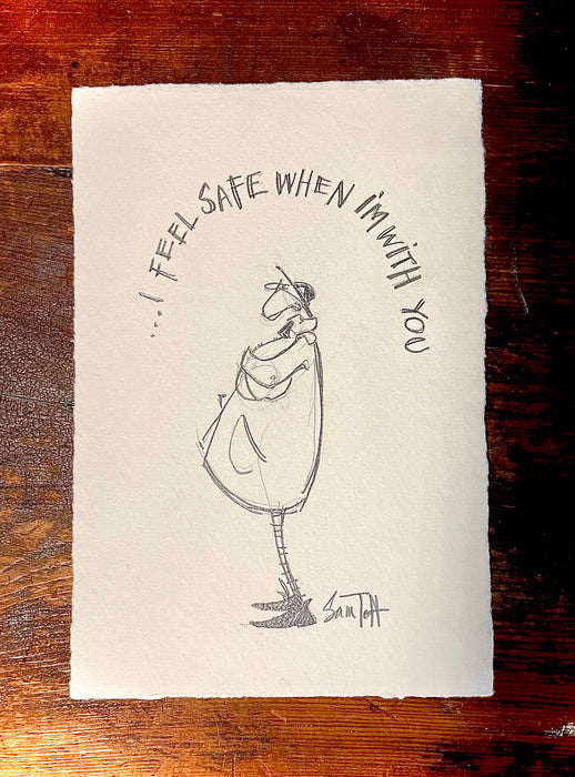 Our Shelter from the Stormy Blast - Regular Edition and Original Drawing A/P