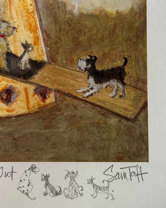 Curly Wurly’s Day Out - Elaborate Remarque & Original Drawing