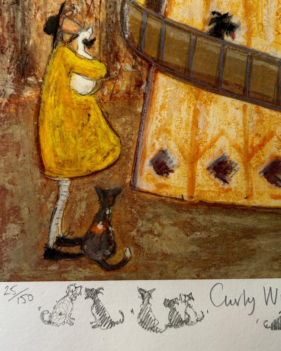 Curly Wurly’s Day Out - Elaborate Remarque & Original Drawing