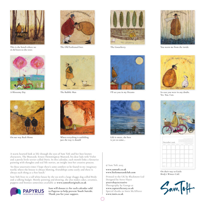 Sam Toft Calendar 2026