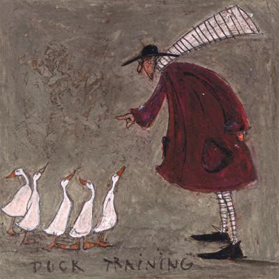Duck Training by Sam Toft