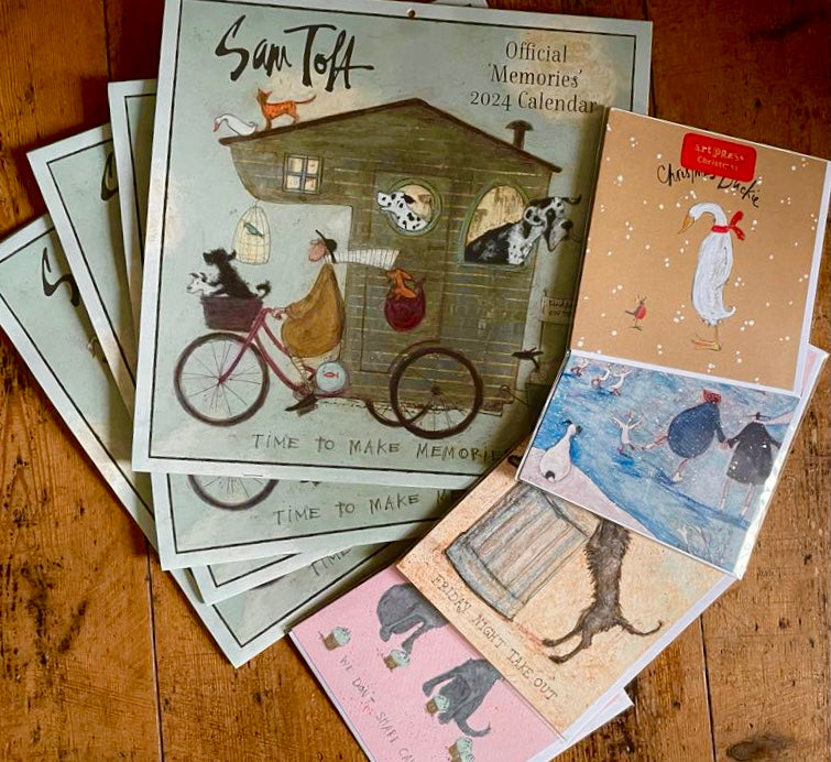 4 x 2024 Calendars Plus Cards Sam Toft and her Wonderful World of Mustard