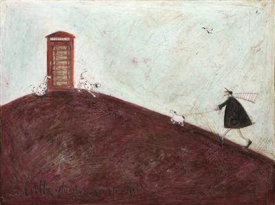 Little Phone Box on the Hill by Sam Toft