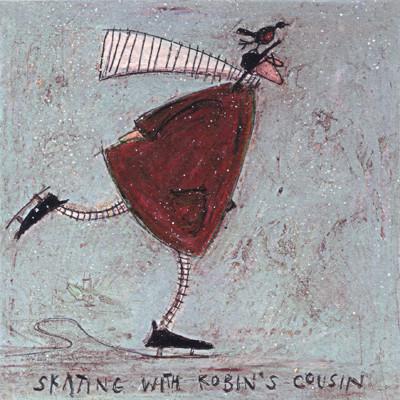 Skating with Robin's Cousin by Sam Toft